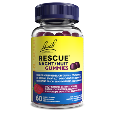 RESCUE Gummies Nuit Fleurs de Bach 100g Go&ucirc;t Fruits Rouges D&egrave;s 3 Ans 