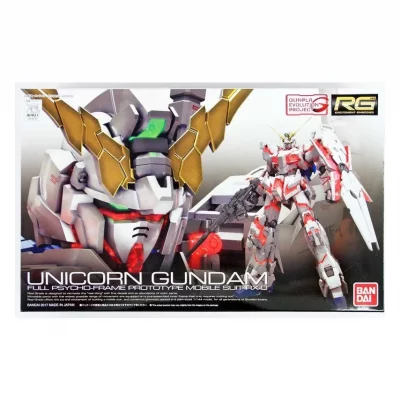 BANDAI Gunpla Gundam Unicorn RX-0 1/144 RG -  Gunpla - GUN83908