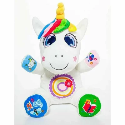 MOLTO Gusy Luz Peluche interactive Licorne - Raconte des histoires - Molt&oacute;