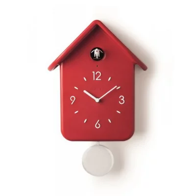 Guzzini guzzini - horloge &agrave; coucou 30cm rouge - 16860255