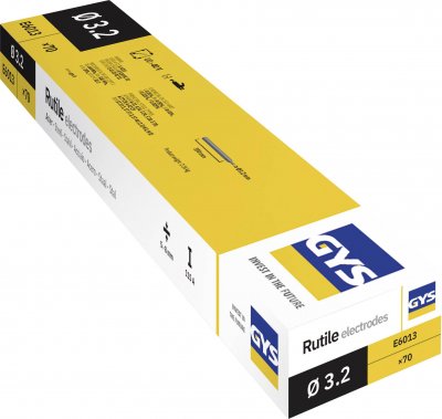 GYS  - 70 &Eacute;lectrodes rutiles E6013 &Oslash; 3,2 mm