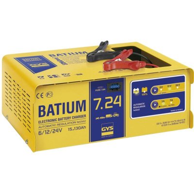 GYS  Chargeur de batterie BATIUM 7-24 15-130 Ah 210 W 3/7 A