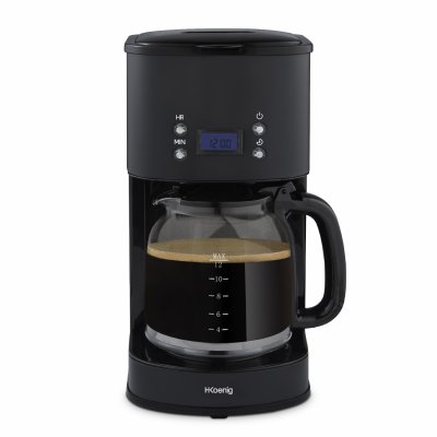 H.KOENIG  Cafeti&egrave;re Programmable noire T.U