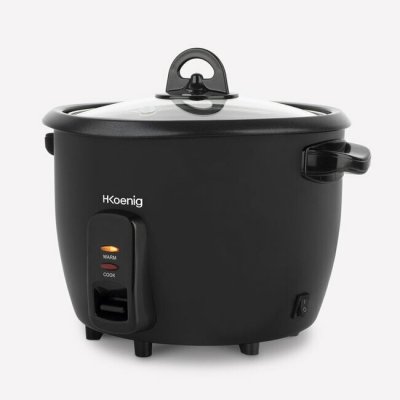H.KOENIG  Cuiseur &agrave; riz 1.8L noir - 700W T.U