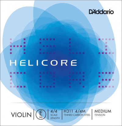 D ADDARIO AND CO H311 4/4M - corde de mi medium/acier plein - helicore violon 4/4