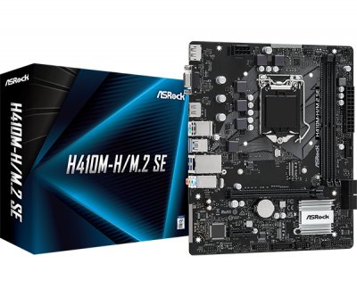 ASROCK H410M-H/M.2 SE carte m&egrave;re Intel H370 LGA 1200 (Socket H5) micro ATX