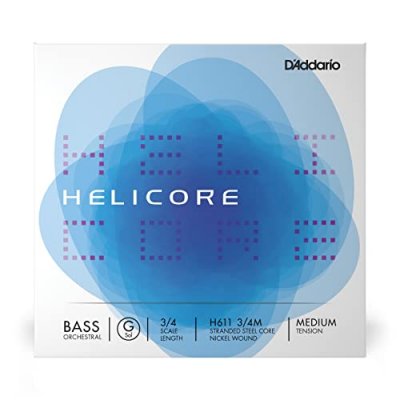 D ADDARIO H611 3/4M - Corde seule (Sol) contrebasse orchestre Helicore manche 3/4 Medium