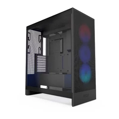 NZXT H7 Flow - Boitier avec ventilateurs RGB inclus, Noir - Neuf