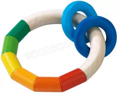 HABA - Hochet Anneau, 001121, Multicolore