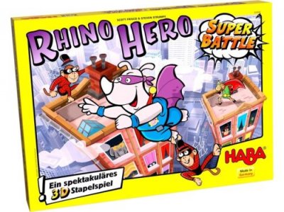 HABA  jeu d'&eacute;quilibre Rhino Hero - Super Battle (FR)