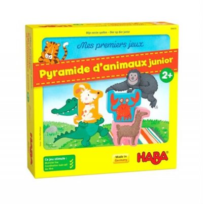 HABA  jeu de soci&eacute;t&eacute; My First Games - Animal on Animal junior (DE)