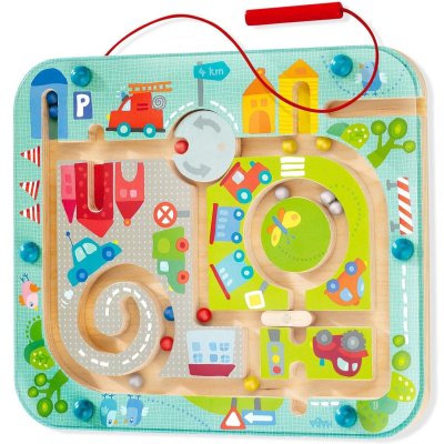 HABA  - Jeu Magn&eacute;tique Ville Labyrinthe - &agrave; partir de 2 ans, 301056