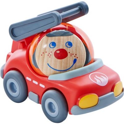 HABA  Le terrain de jeu de Kullerb&uuml; Le camion de pompiers de Frido