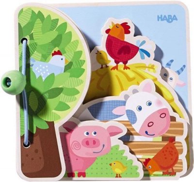 HABA - Livre pour B&eacute;b&eacute; Les Amis la Ferme, 300556