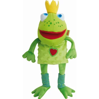 HABA  marionnette &agrave; main frog king 26 cm 300490 417352