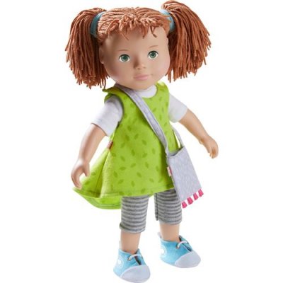  Haba marionnette Milou junior 32 cm PVC vert/blanc 5 pi&egrave;ces
