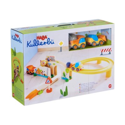 HABA  Piste &agrave; billes de Kullerb&uuml; Sur place 13 pi&egrave;ces