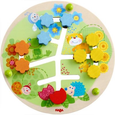 HABA  - Plateau de motricit&eacute; - fleurs - &agrave; partir d' 1 an