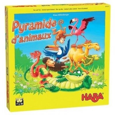 HABA  Pyramide Danimaux Jeu Dempilement Et D&eacute;quilibre