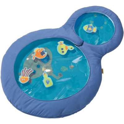 HABA  Tapis de jeu aquatique Petits plongeurs 60 x 40 cm bleu