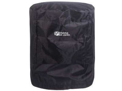HABITAT ET JARDIN  Housse pour Joya 2 - Dia.47 x H80 cm - Noir