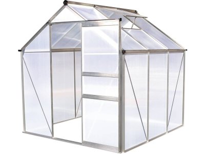 HABITAT ET JARDIN  - Serre jardin polycarbonate Hortensia - 3,65m&sup2;