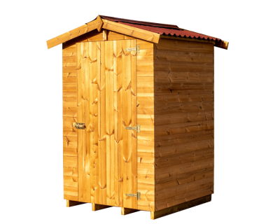 HABRITA  Abri de jardin en bois trait&eacute; THT avec plancher - 1,43 m&sup2;