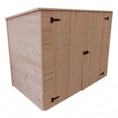 HABRITA  Abri mural pour 2-roues et mobilier de jardin