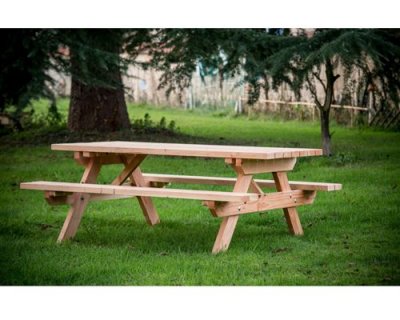 HABRITA  Table foresti&egrave;re MUNICH en douglas longueur 190 cm 6 personnes