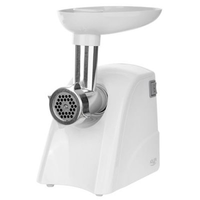 Hachoir &agrave; Viande Electrique avec Alimentation en Saucisses 3 Disques de Coupe,, AD4803, 2000, Blanc