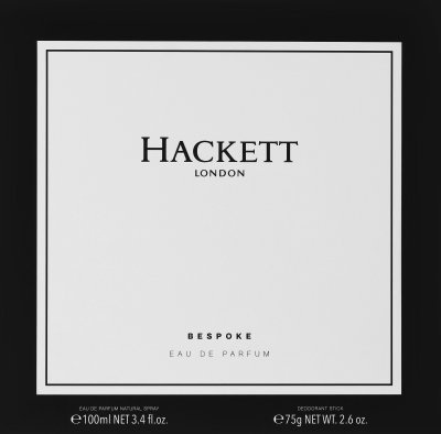 Hackett London Coffret Eau de Parfum Bespoke Vaporisateur 100 ml +