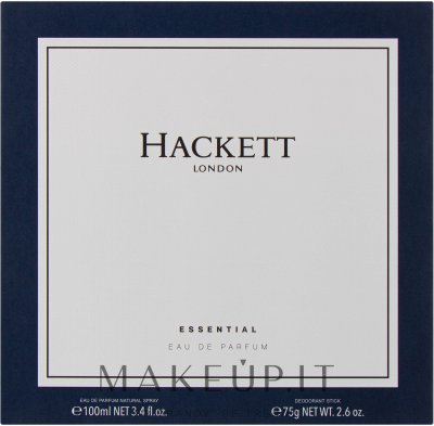 Hackett London Coffret Essentiel Eau de Parfum 100 ml + D&eacute;odorant