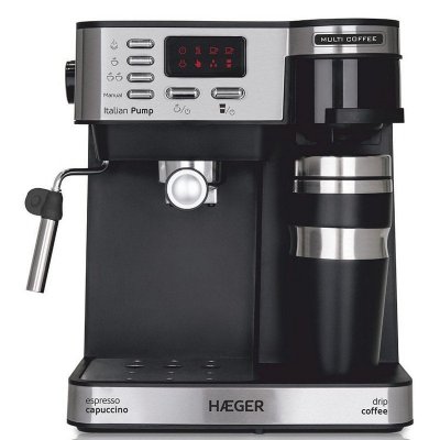 HAEGER  Cm-145.008a Drip Coffee Maker Argent&eacute;