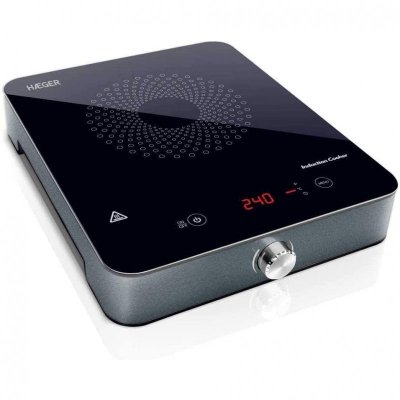 HAEGER  Hp-ind.002a 2000w Electric Induction Cooker Argent&eacute;