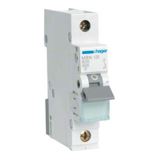 HAGER  - disjoncteur de protection de circuit B20 a MBN120