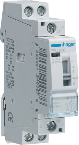 HAGER -Erc216 Relais De Commande 16a 2na 230 V