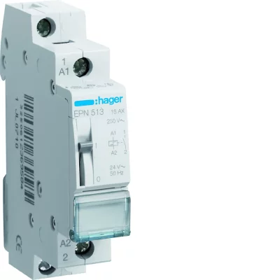 HAGER  - t&eacute;l&eacute;rupteur EPN513 24 v 16A 1NA