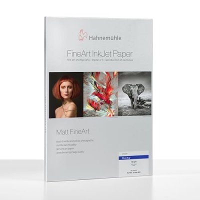 HAHNEMUHLE Hahnem&uuml;hle Photo Papier Photo Rag 188g A3 25 F Mat