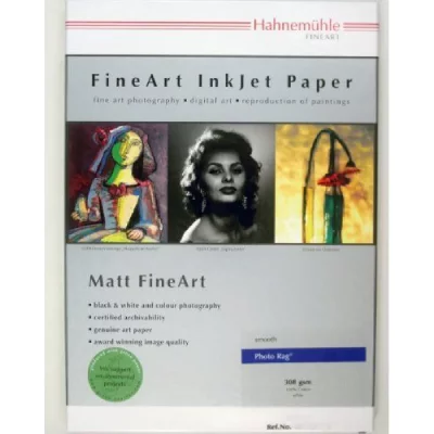 HAHNEMUHLE  Photo Rag White A3 25 Sheets Blanc