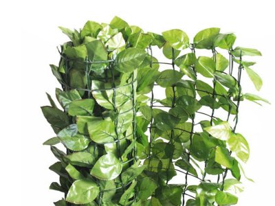 Haie artificielle Feuilles de rosier 18 m - 6 rouleaux 3 x 1,50 m -