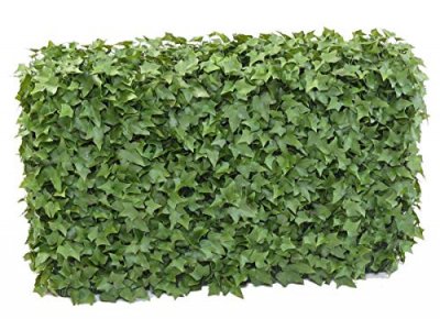 Haie artificielle haute gamme sp&eacute;cial ext&eacute;rieur / lierre artificiel vert - dim : 75 x 25 x 90 cm --