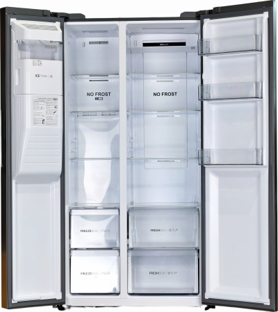 HAIER  R&eacute;frig&eacute;rateur am&eacute;ricain  HSR3918EIMP_ 515L Platinium Acier
