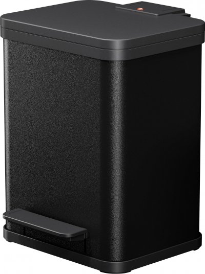 HAILO  Poubelle &agrave; p&eacute;dale Oko Duo Plus Taille M 2x9 L Noir 0622-260