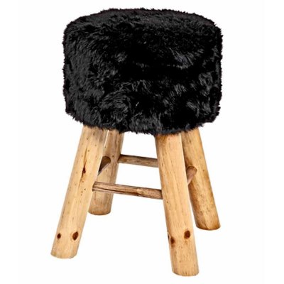 GENERIQUE Haku 30563 Tabouret Bois Noir 30 x 30 x 45 cm