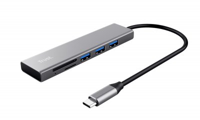 TRUST Halyx - Concentrateur (hub) - 3 x USB 3.2 Gen 1 - de bureau