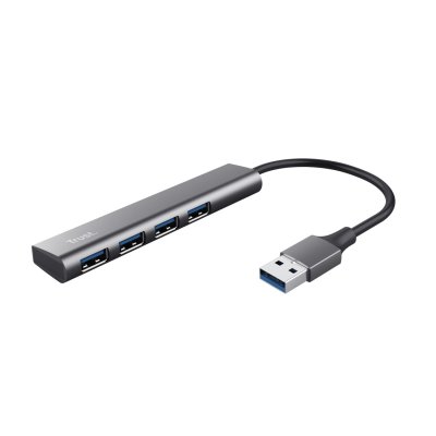 TRUST Halyx - Concentrateur (hub) - 4 x USB 3.2 Gen 1 - de bureau