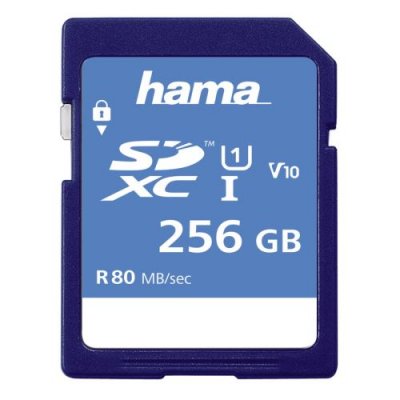 HAMA  00123997 m&eacute;moire flash 256 Go SDXC UHS-I Classe 10 - Neuf