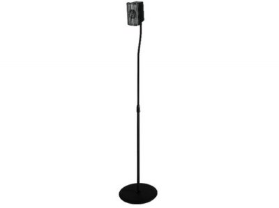 GENERIQUE Hama 49594 Pied pour haut-parleur rigide Distance sol/plafond (max.): 12.3 cm noir 1 paire(s)