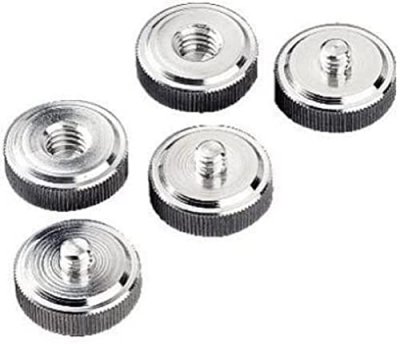 HAMA  - 5122 - Convertisseurs de pas B 1/4"" (6,4mm) => A 3/8"" (9,5mm)