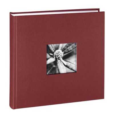 HAMA  - Album photo Jumbo Fine Art, 30 x 30 cm, 100 pages blanches, Bordeaux (2345)